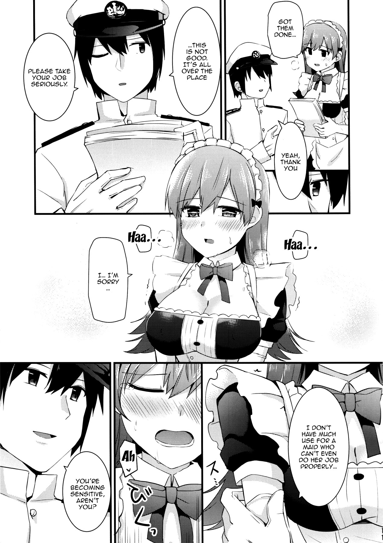 Hentai Manga Comic-Ooi! Try On These Maid Clothes!-Read-12